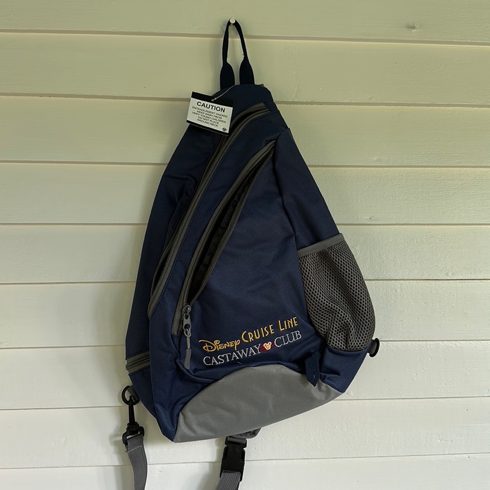 NWT Disney Cruise Line Castaway Club sling bag